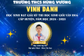 THÔNG BÁO KẾT QUẢ THI CHỌN HỌC SINH GIỎI THCS CẤP HUYỆN NĂM HỌC 2024-2025 CỦA TRƯỜNG THCS HÙNG VƯƠNG 